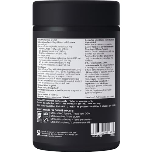 Craques Triple Strength Omega 3 Fish Oil Softgels craques