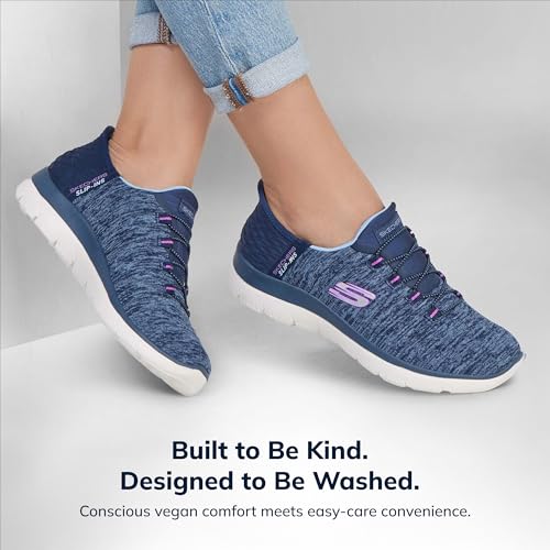 Skechers Womens Hands Free Slip Ins Summits Dazzling Haze Sneaker - craques