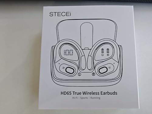 Wireless Earbuds 75hrs Bluetooth 5.4 Headphone Sport
