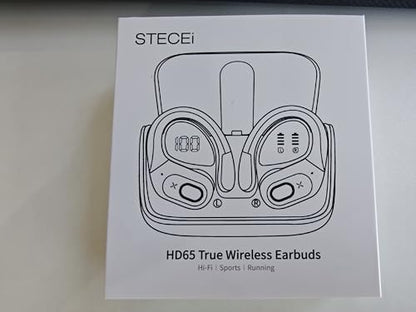 Wireless Earbuds 75hrs Bluetooth 5.4 Headphone Sport