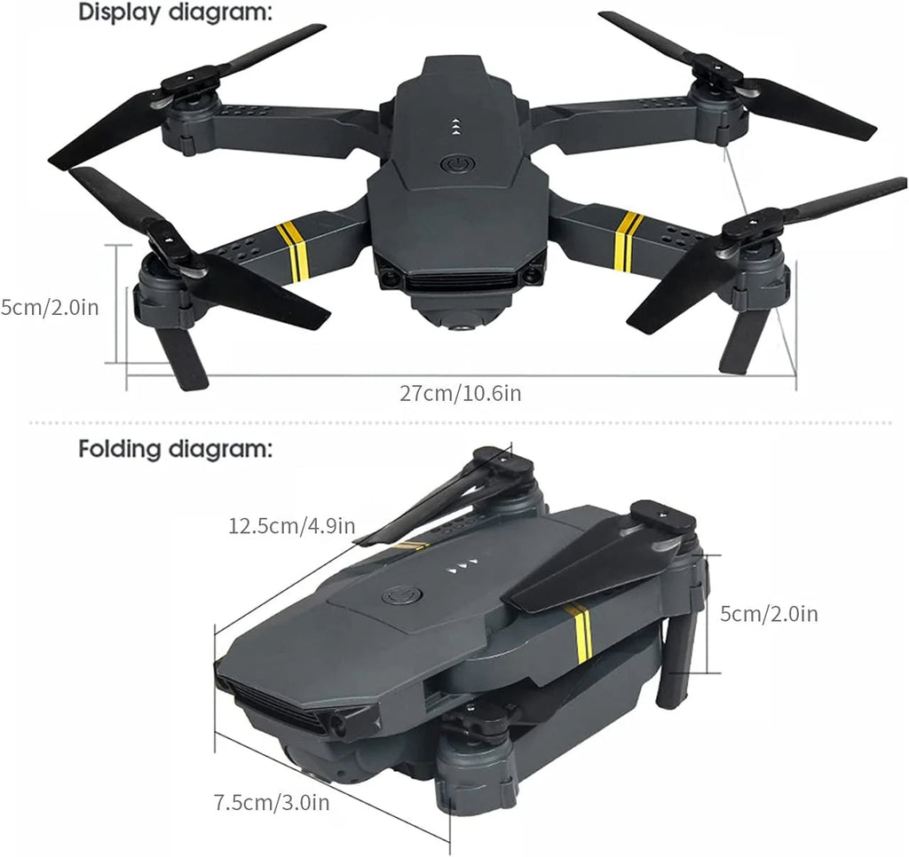 DC-THE CEO 4K Camera Drone Foldable with Remote Control