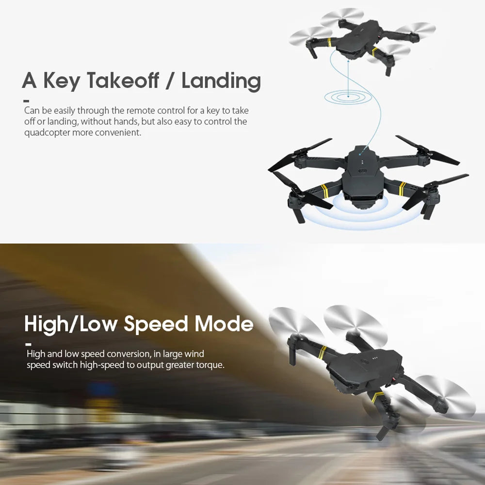 DC-THE CEO 4K Camera Drone Foldable with Remote Control