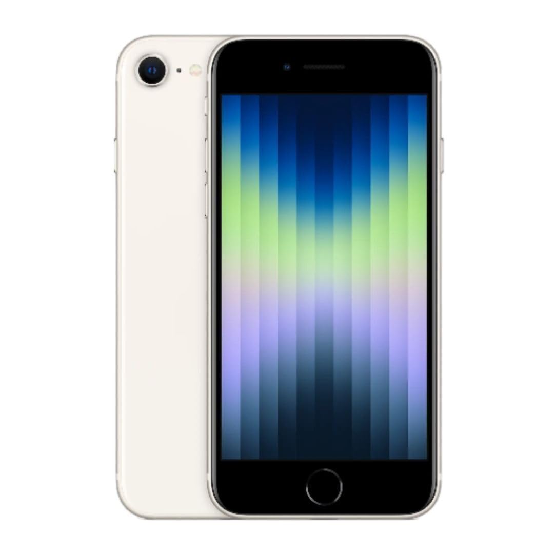 Apple iPhone SE 3rd Gen, 64GB, Midnight - Unlocked (Renewed)
