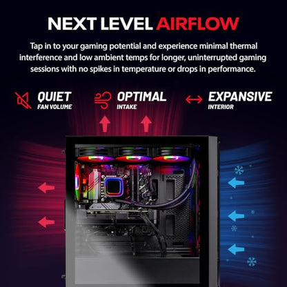 Skytech Gaming Archangel Gaming PC Desktop – AMD Ryzen 5 7600X 4.7 GHz, NVIDIA RTX 4060 Ti