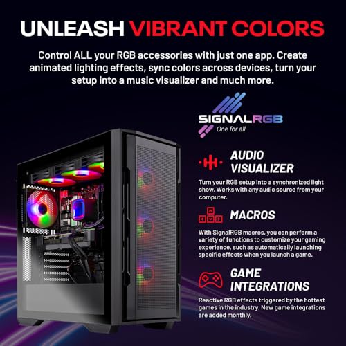 Skytech Gaming Archangel Gaming PC Desktop – AMD Ryzen 5 7600X 4.7 GHz, NVIDIA RTX 4060 Ti