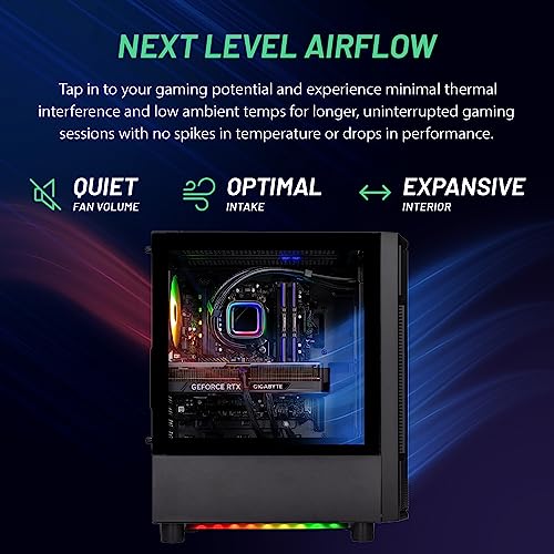 Skytech Gaming Archangel Gaming PC Desktop – AMD Ryzen 5 7600X 4.7 GHz, NVIDIA RTX 4060 Ti