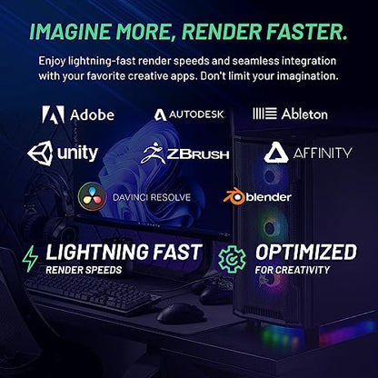 Skytech Gaming Archangel Gaming PC Desktop – AMD Ryzen 5 7600X 4.7 GHz, NVIDIA RTX 4060 Ti