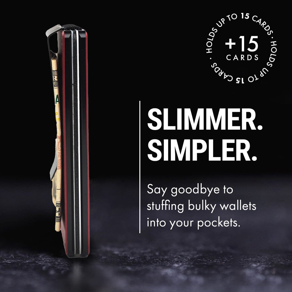 Craques RFID Blocking Minimalist Wallet with Wood Pattern craques