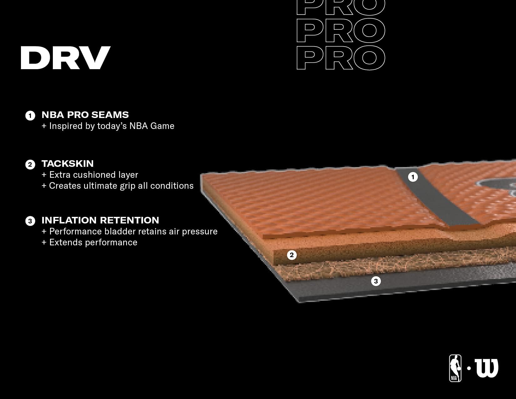 Wilson NBA Basketball by Craques – Durable Outdoor Ball