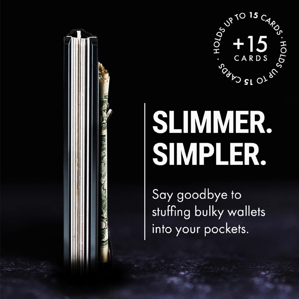 Craques RFID Blocking Minimalist Wallet with Wood Pattern craques