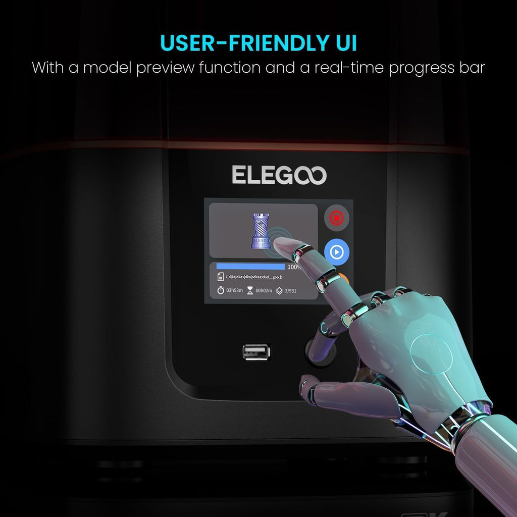 Craques ELEGOO Mars 4 MSLA 3D Printer with High Precision craques
