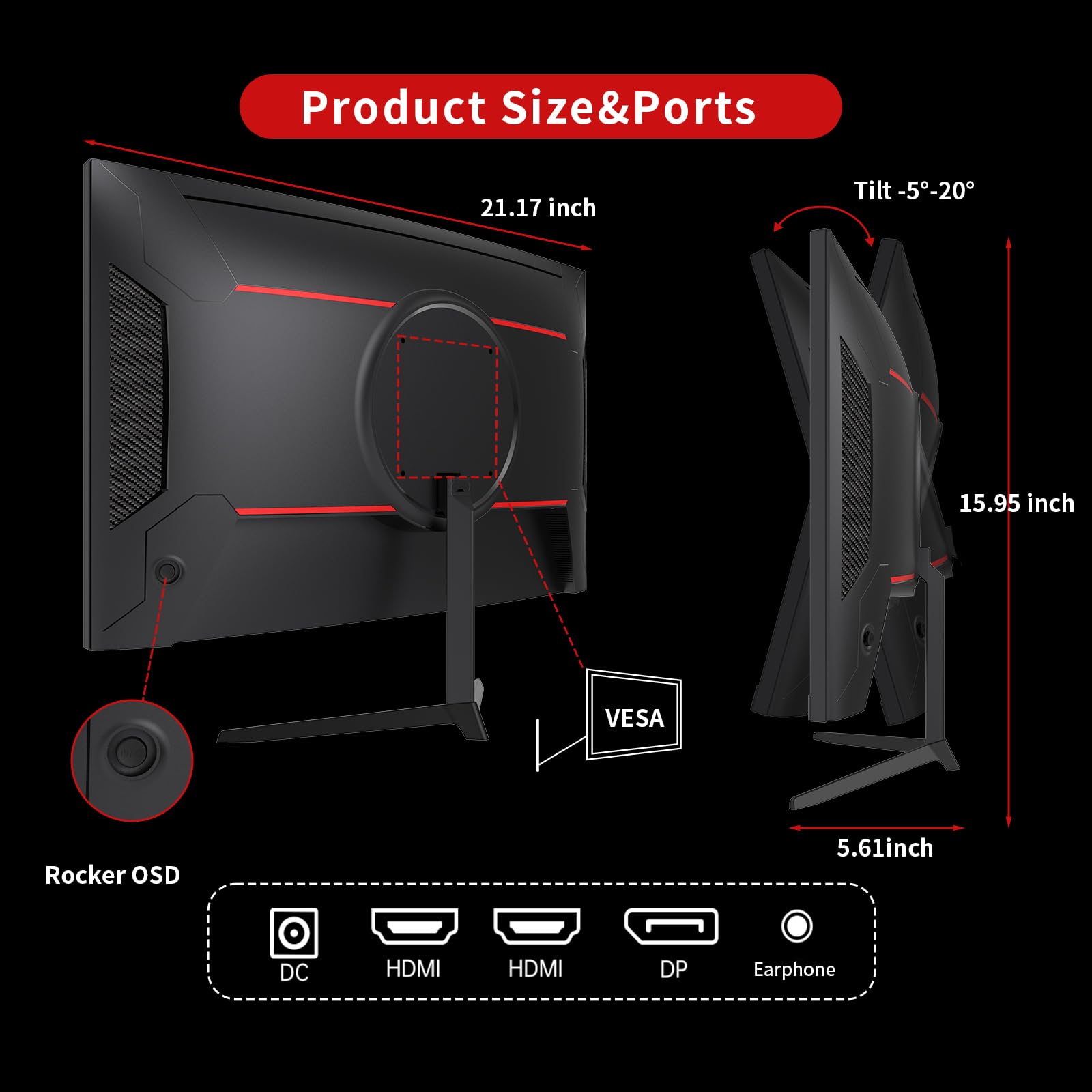 KTC 24 inch 190Hz/180Hz Gaming Monitor - craques