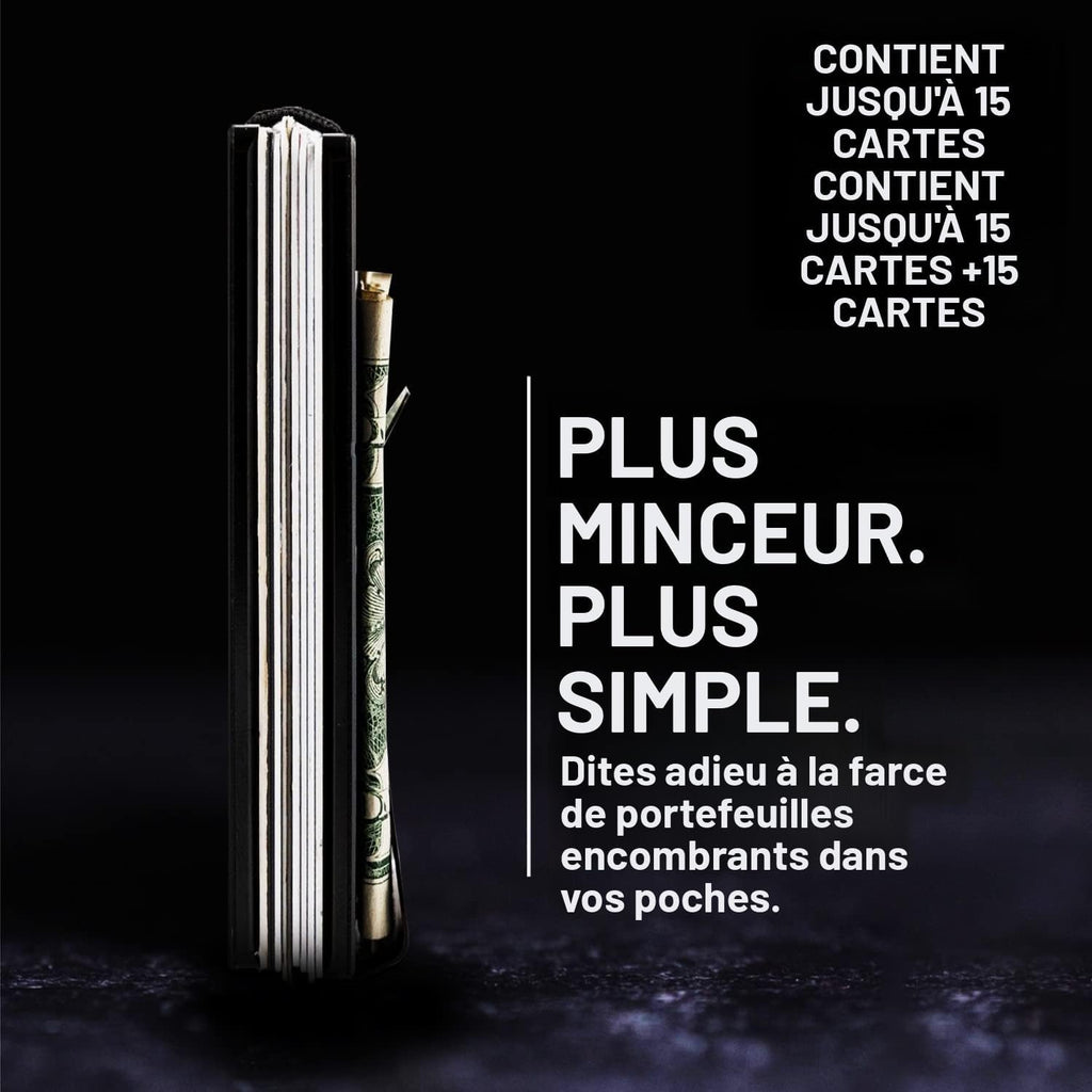 Craques RFID Blocking Minimalist Wallet with Wood Pattern craques