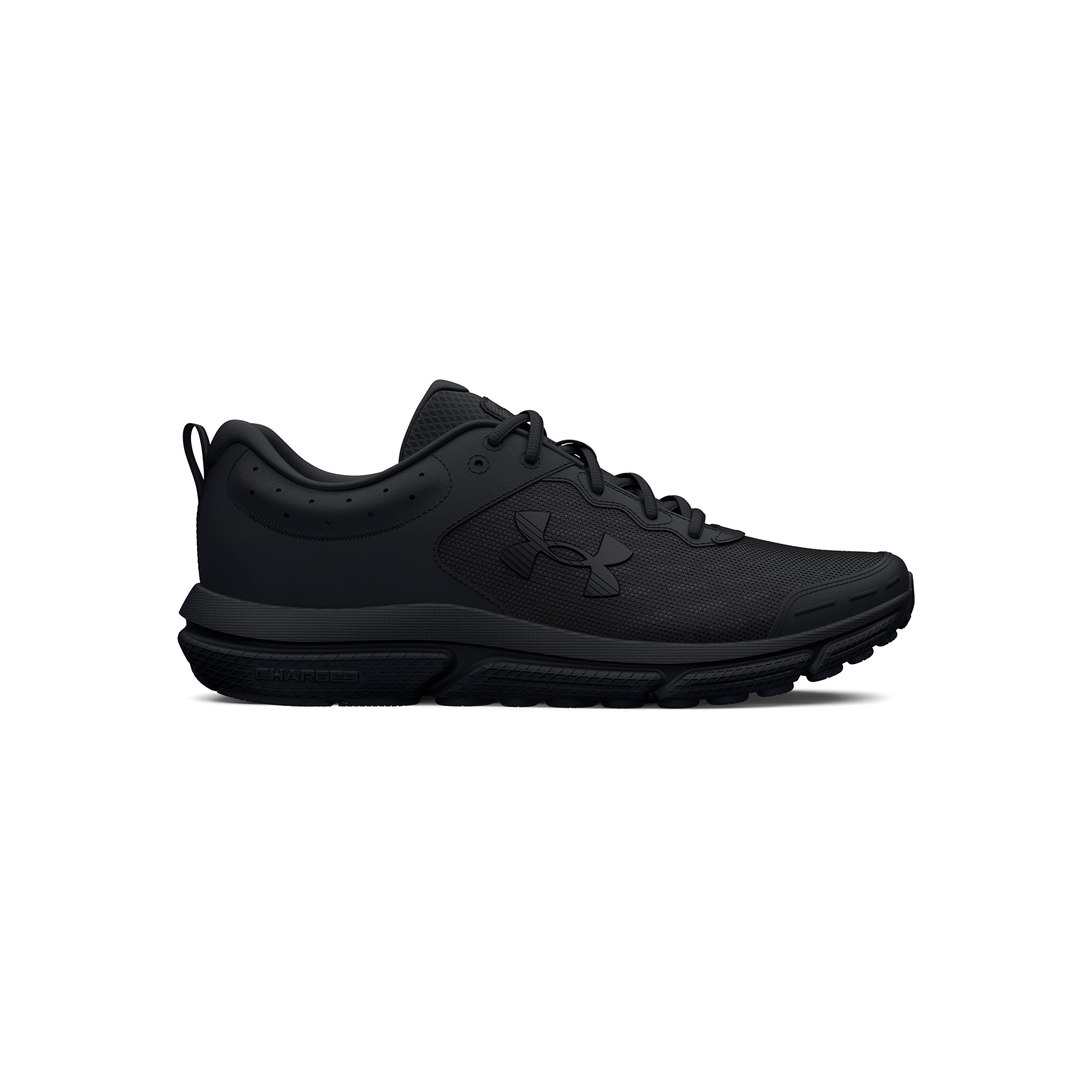 Under Armour Mens Charged Assert 10 Running Shoes - 12 / (002) Black/Black/Black