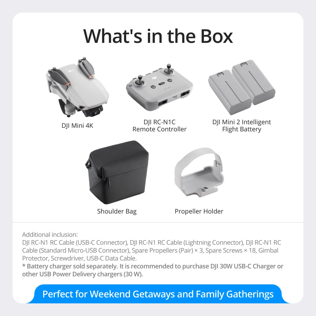 DJI Neo, Mini Drone with 4K UHD Camera for Adults, 135g Self Flying Drone that Follows You, Palm Takeoff, Subject Tracking, QuickShots, Stabilized Video, Built-In Propeller Guard (Controller-Free) - craques