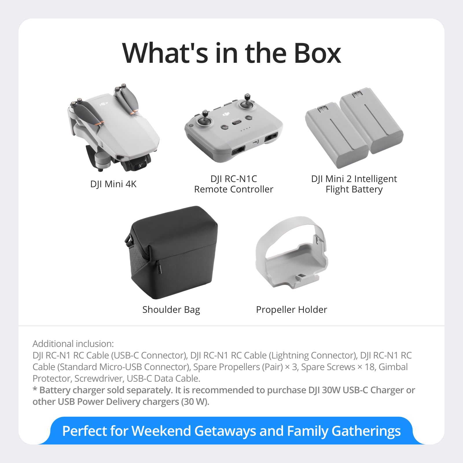 DJI Neo, Mini Drone with 4K UHD Camera for Adults, 135g Self Flying Drone that Follows You, Palm Takeoff, Subject Tracking, QuickShots, Stabilized Video, Built-In Propeller Guard (Controller-Free) - craques