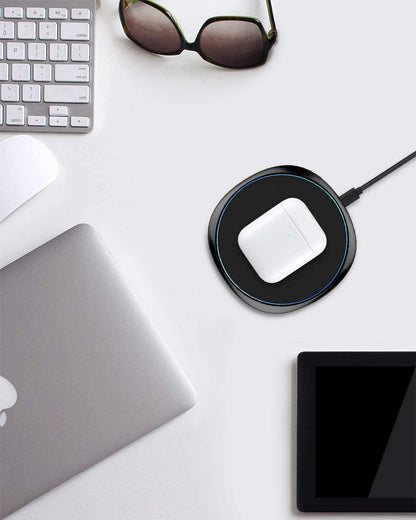 Fast Wireless Charger, NANAMI 15W Max Qi Charging Pad for iPhone 16/15 Pro Max/14 Plus/13/12 Mini/11/XR/XS/X/8