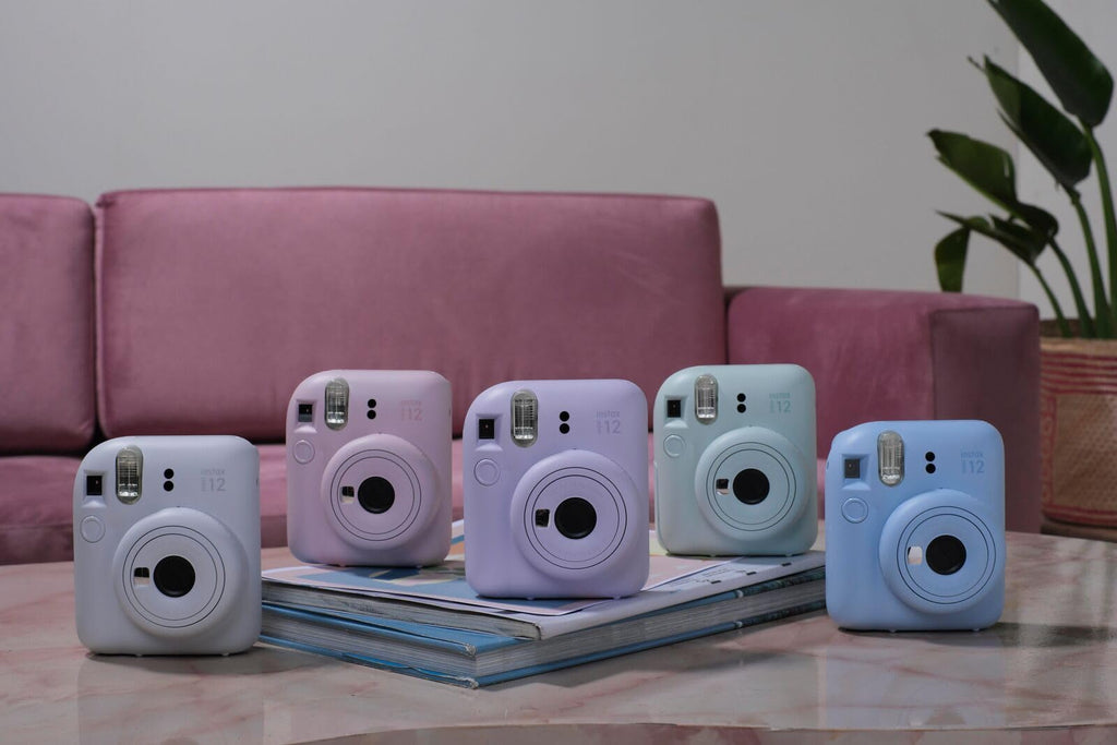 Fujifilm Instax Mini 12 Instant Camera - Pastel Blue - craques