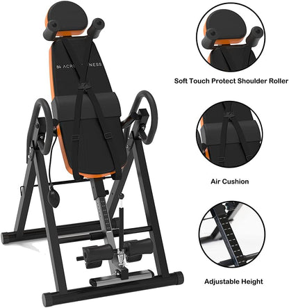 350lb Weight Capacity Folding Inversion Therapy Massage Table Bed Equipment