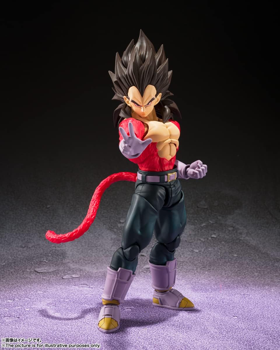 TAMASHII NATIONS - Dragon Ball GT - Super Saiyan 4 Vegeta Bandai Spirits S.H.Figuarts Action Figure