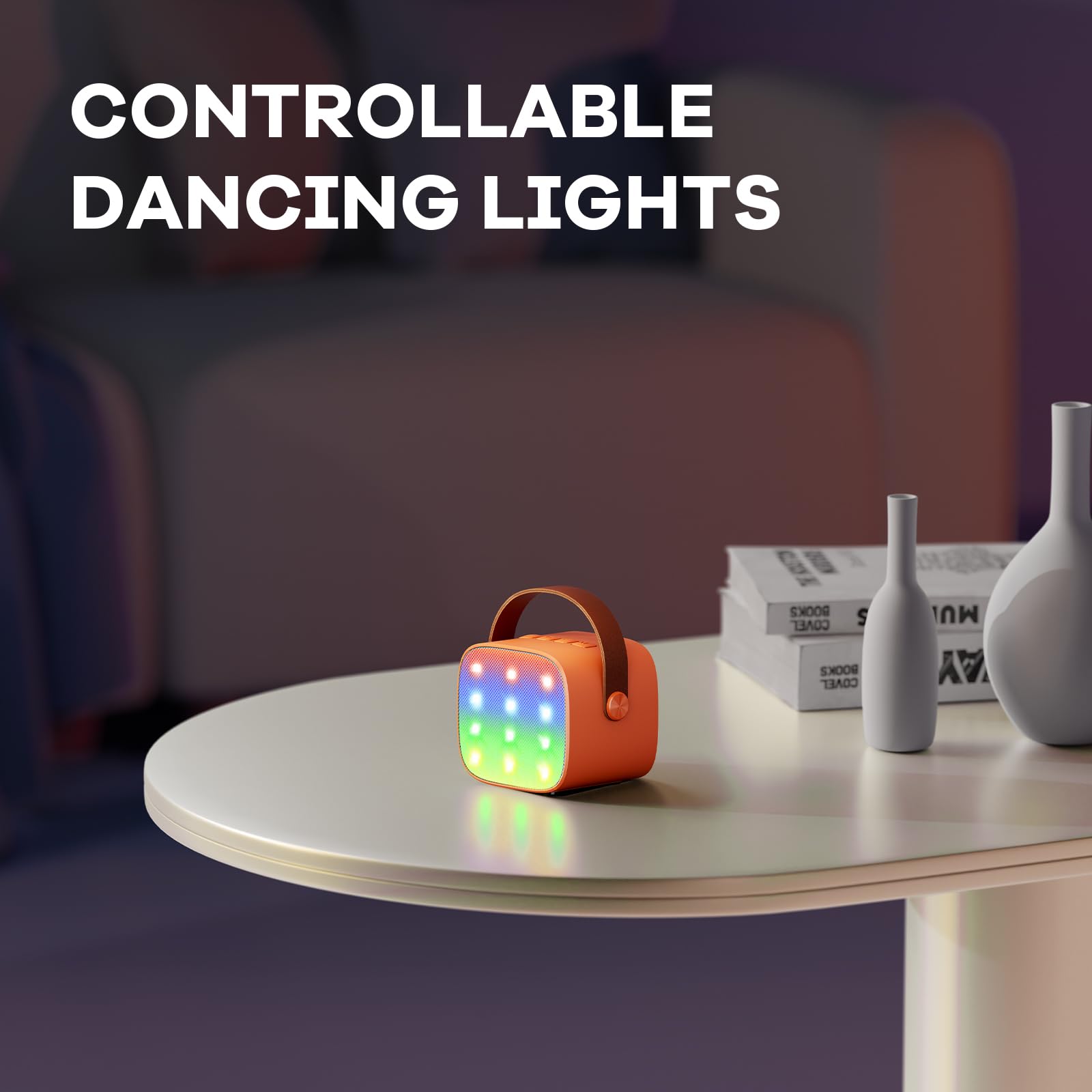 Mini Karaoke Machine for Kids Adults, Portable Bluetooth Speaker - craques