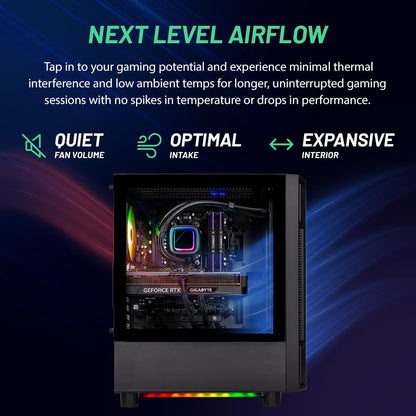 Skytech Gaming Archangel Gaming PC Desktop – AMD Ryzen 5 7600X 4.7 GHz, NVIDIA RTX 4060 Ti