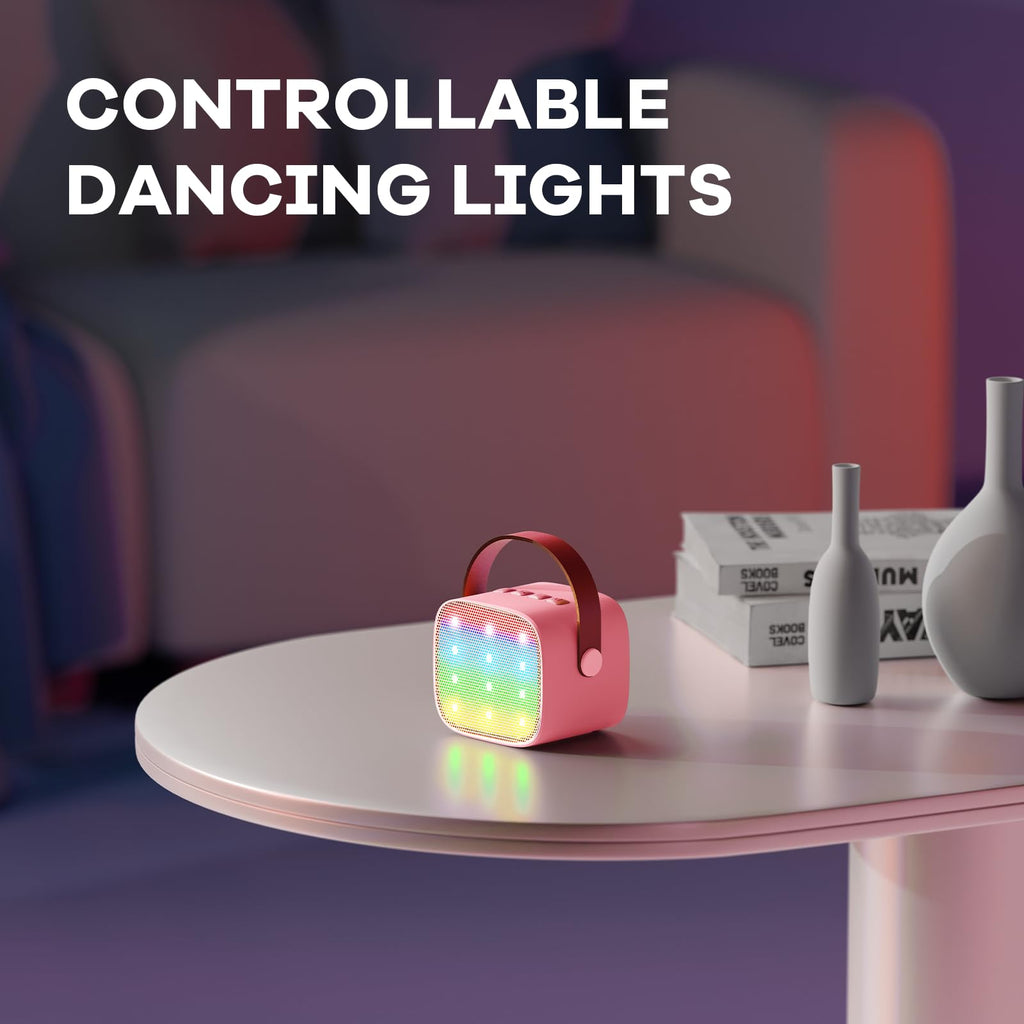 Mini Karaoke Machine for Kids Adults, Portable Bluetooth Speaker - craques