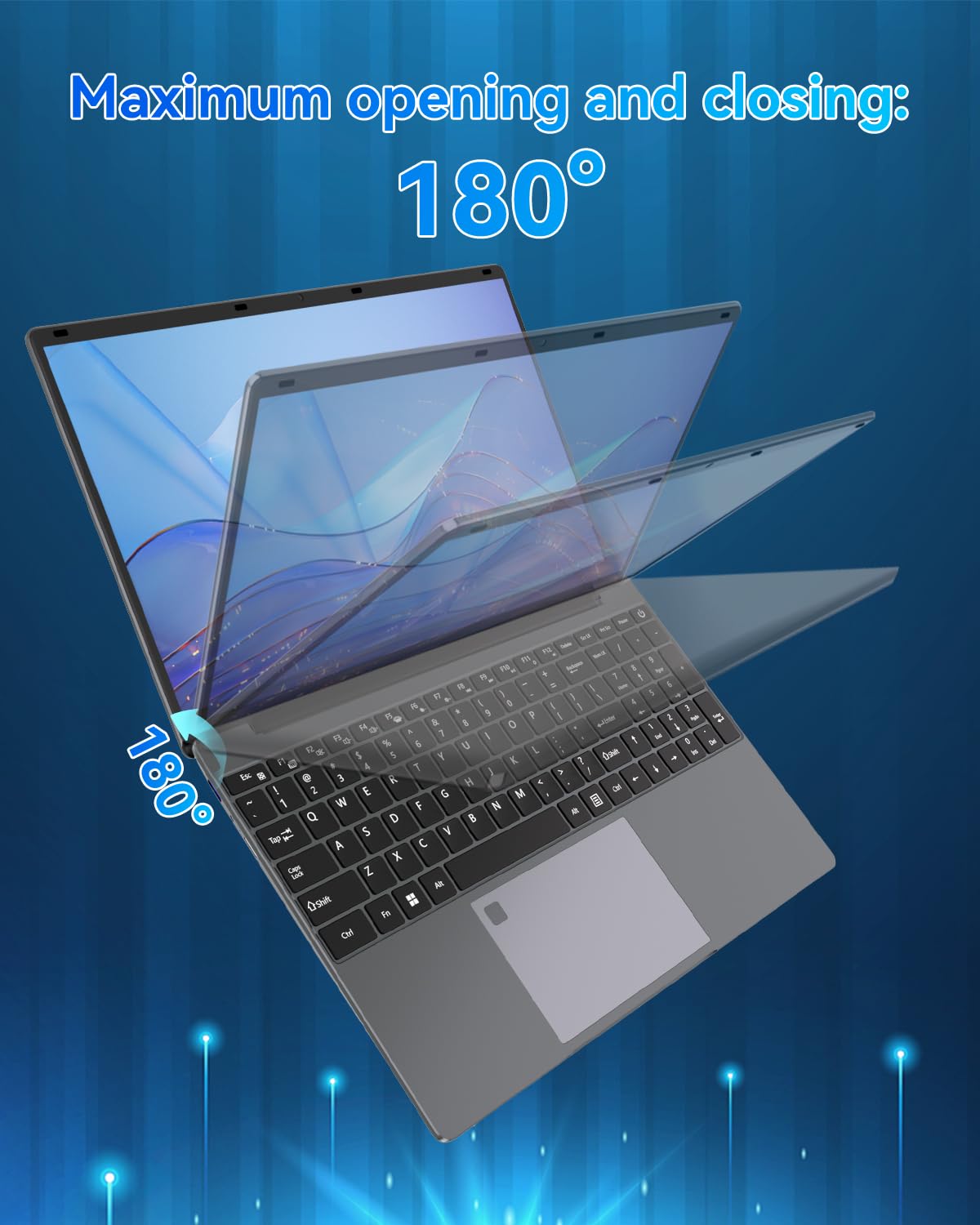 15.6 inch Laptop - 16GB RAM LPDDR4 512GB SSD Laptop Computer - craques