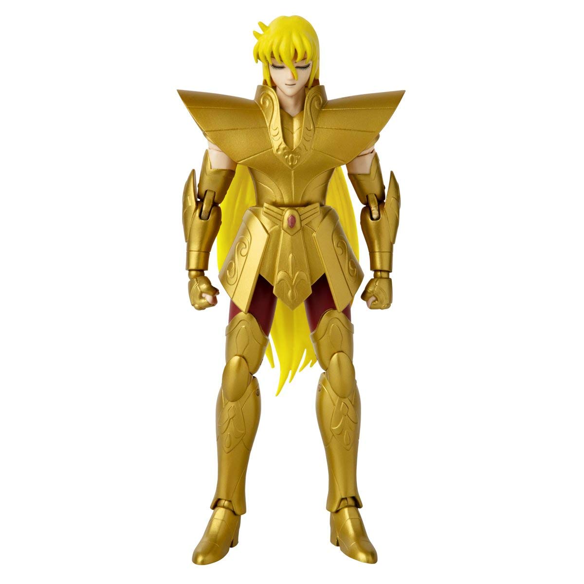 Golden armored action figure with long yellow hair from craques Namikaze Minato action figure