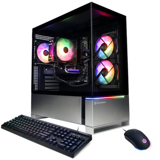 CYBERPOWERPC Gamer Master Gaming PC, AMD Ryzen 7 8700F 4.1GHz, GeForce RTX 4060 Ti 8GB