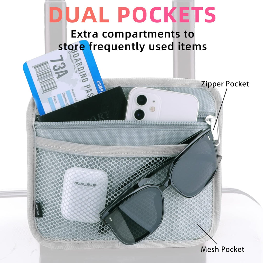 Craques Travel Cup Holder for Luggage with Storage Pouch craques