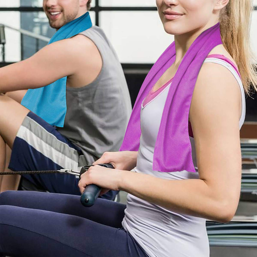 Sukeen [4 Pack] Cooling Towel (40"x12"), Ice Towel, Soft Breathable Chilly Towel - craques