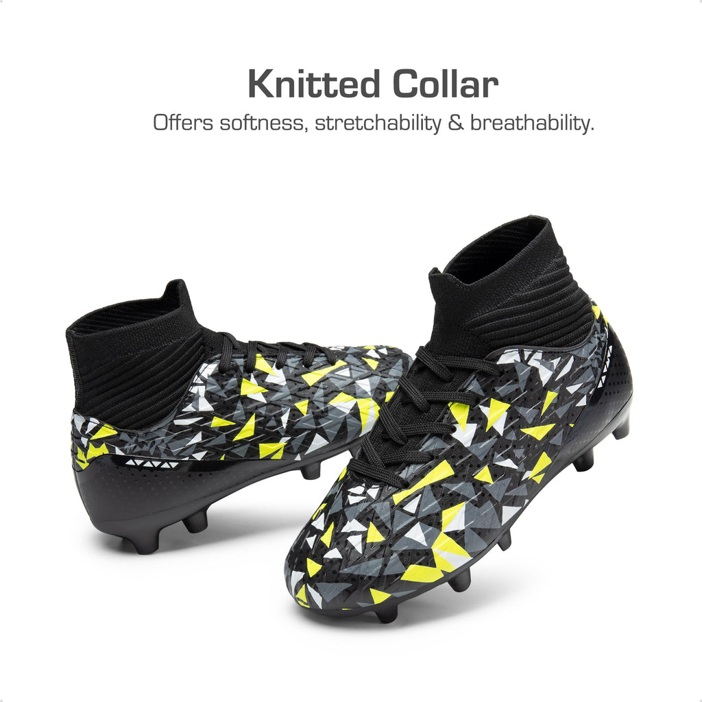 DREAM PAIRS Boys Football Cleats Youth High Top Firm - craques