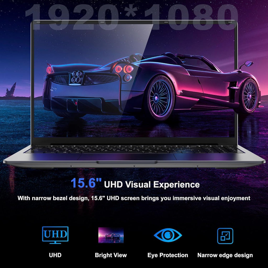 15.6 inch Laptop - 16GB RAM LPDDR4 512GB SSD Laptop Computer - craques