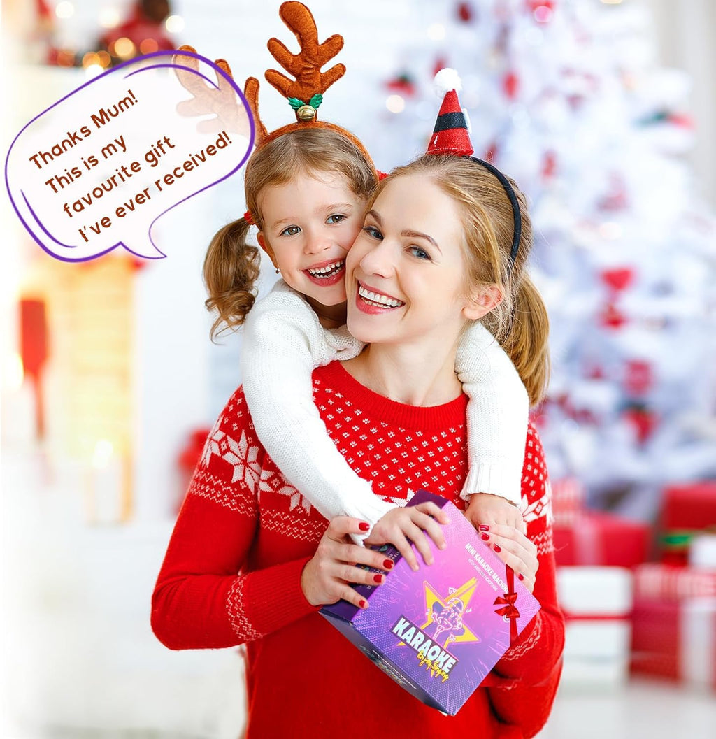 Mini Karaoke Machine for Kids Adults, Portable Bluetooth Speaker - craques