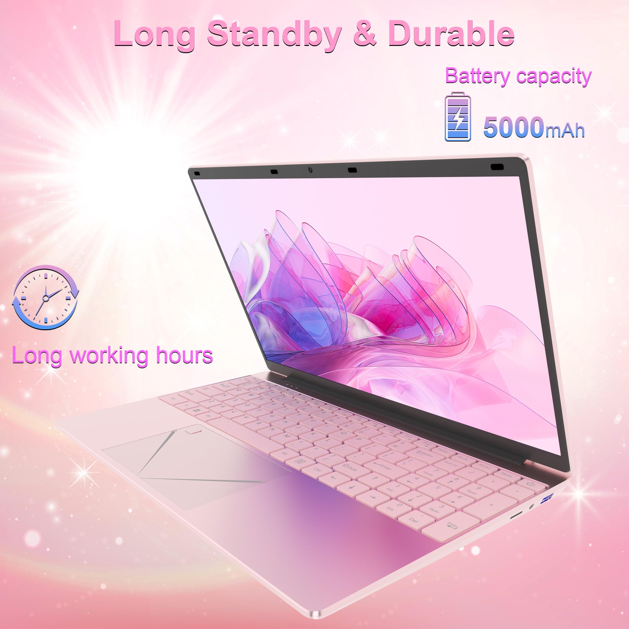 15.6 inch Laptop - 16GB RAM LPDDR4 512GB SSD Laptop Computer - craques