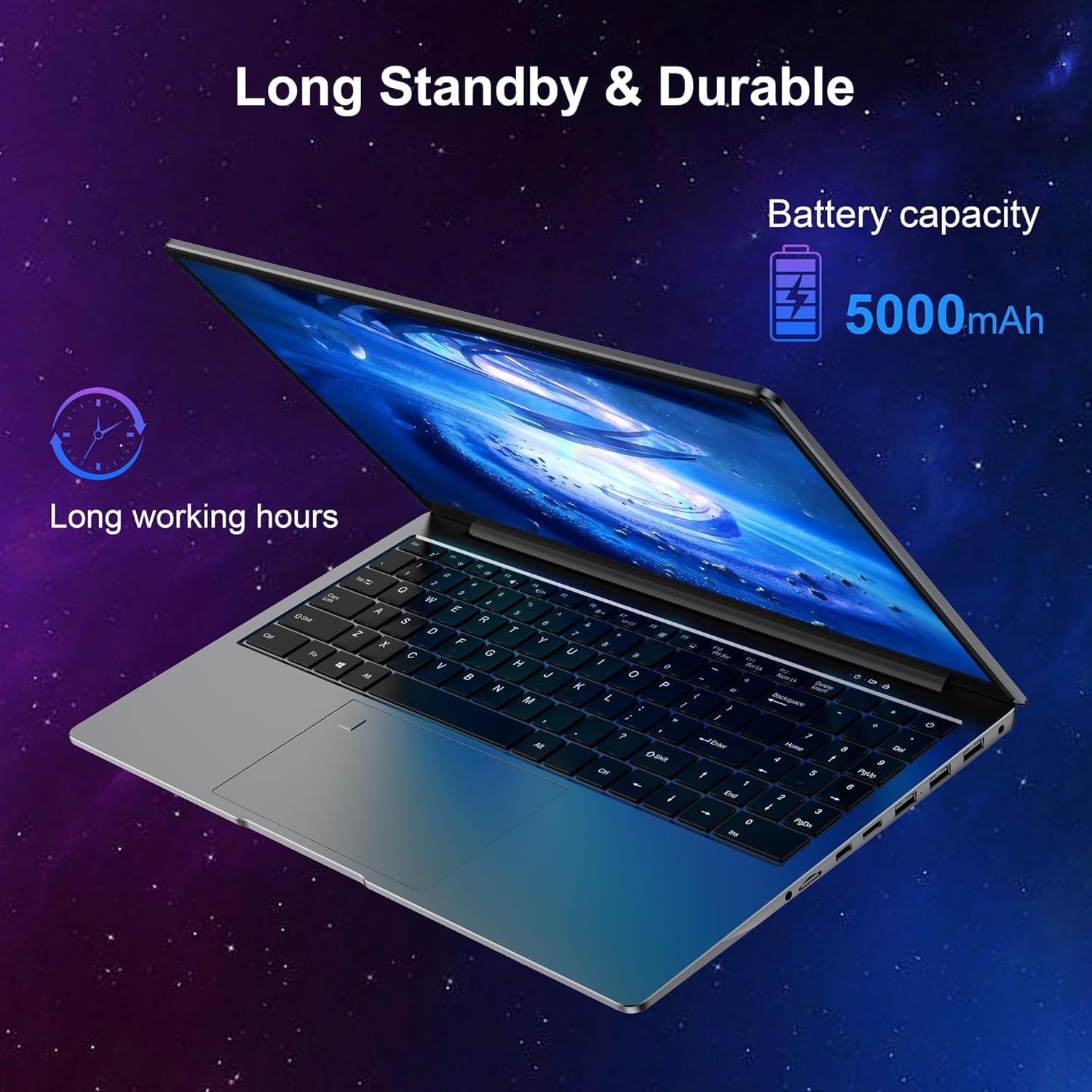 15.6 inch Laptop - 16GB RAM LPDDR4 512GB SSD Laptop Computer - craques