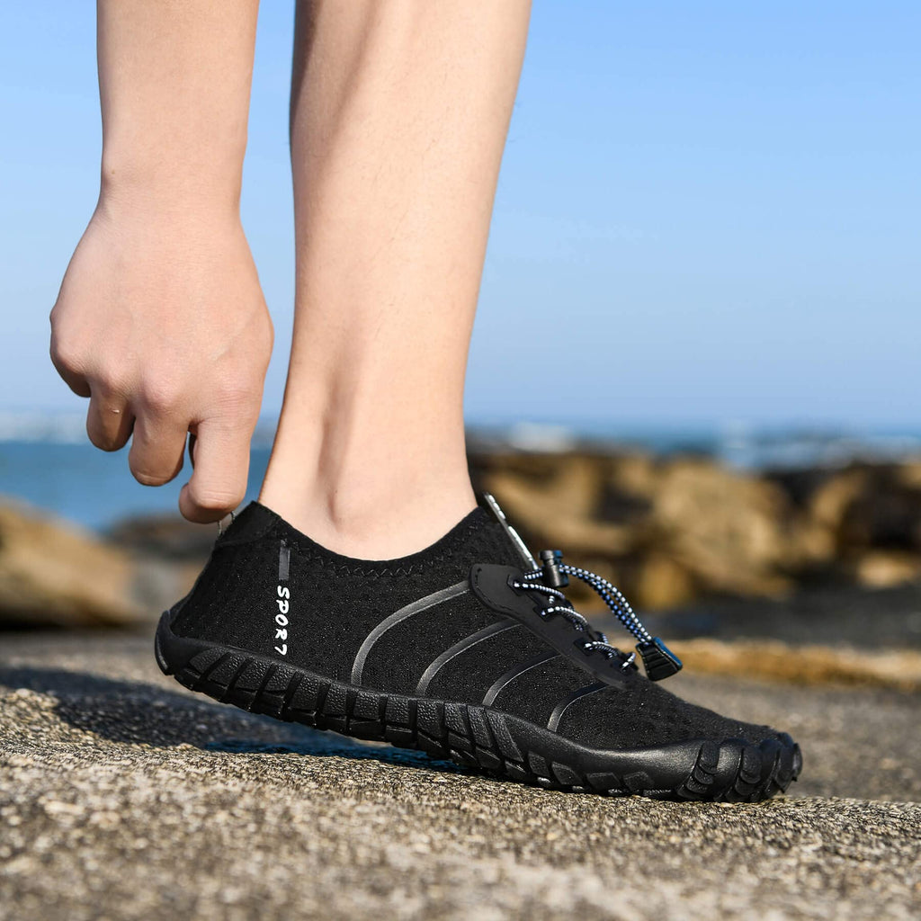 Mens Womens Water Shoes Quick-drying Barefoot Swimming Shoes - craques