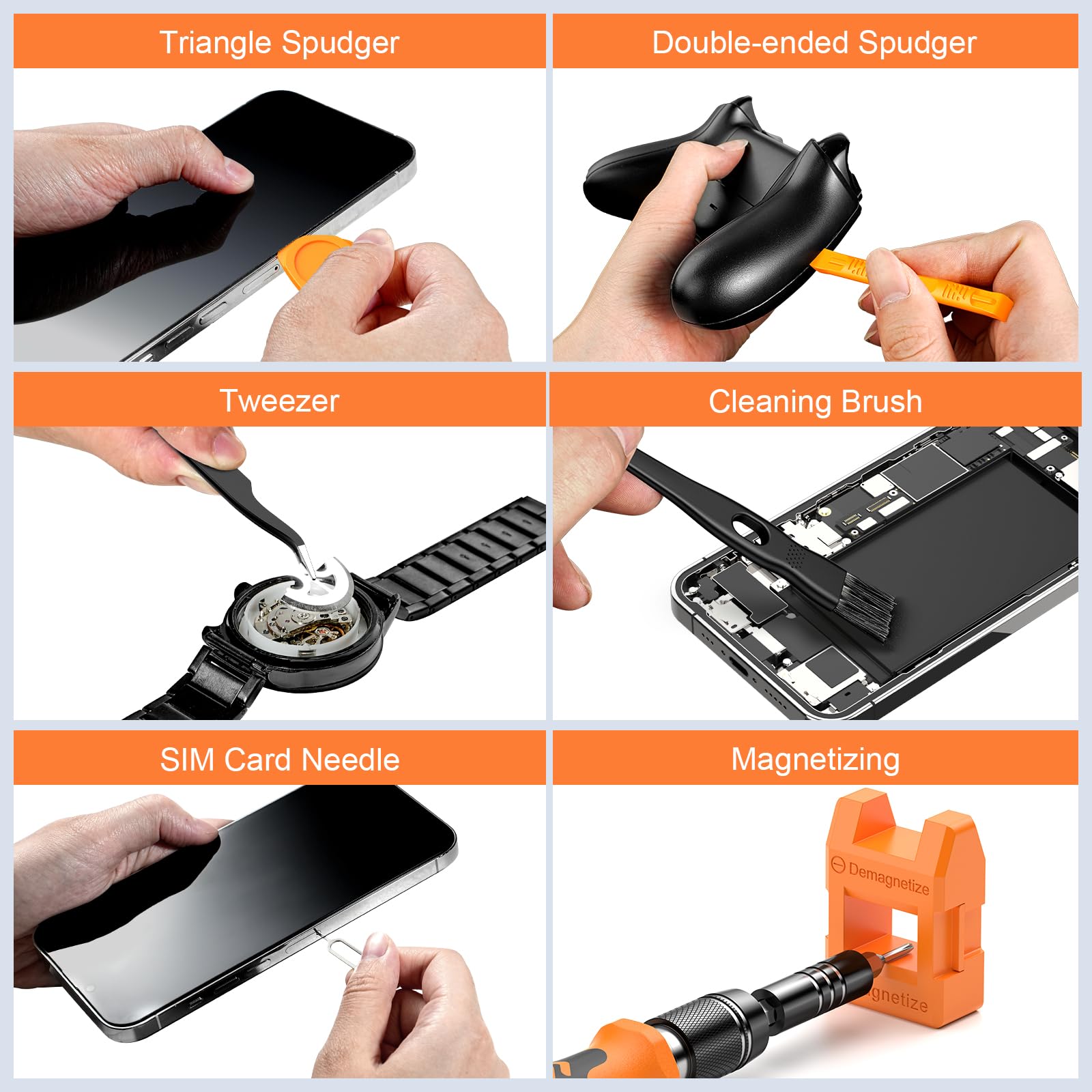 JOREST 38Pcs Small Precision Screwdriver Set, Tool Gifts for Men - craques