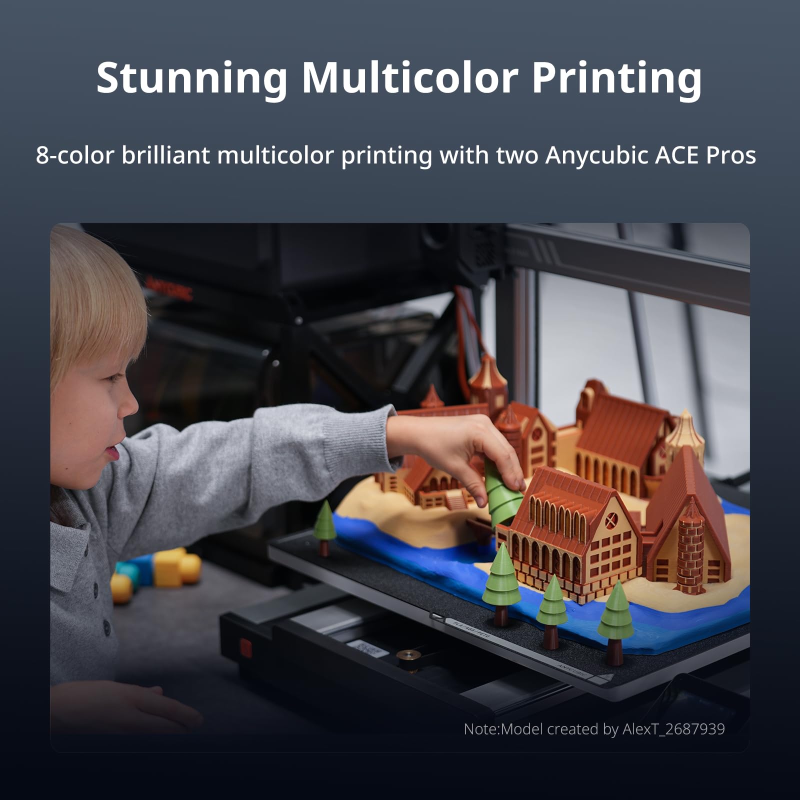 Craques Anycubic Kobra S1 3D Printer with Auto-Leveling craques