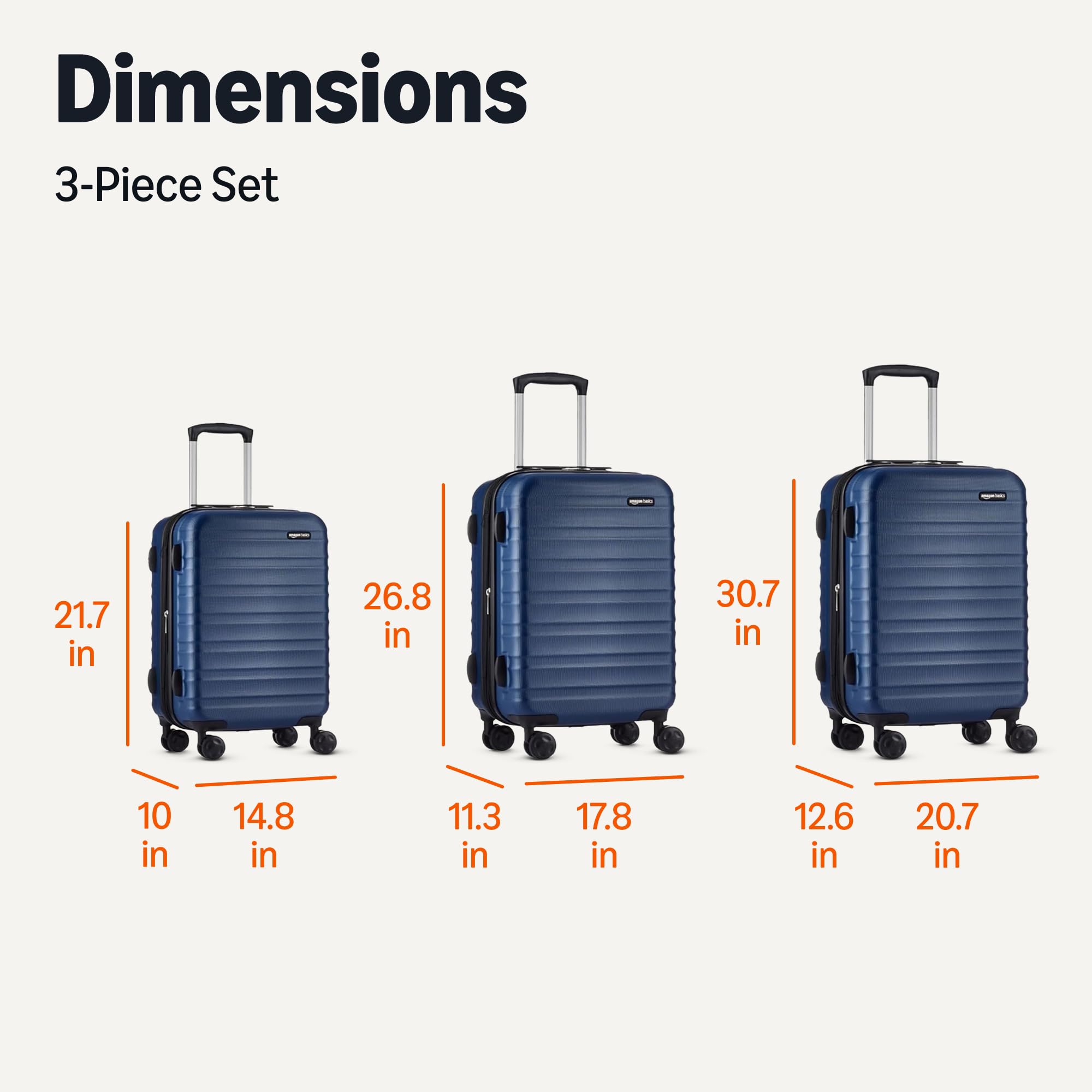 Craques Expandable Hardshell Luggage Set with Wheels craques