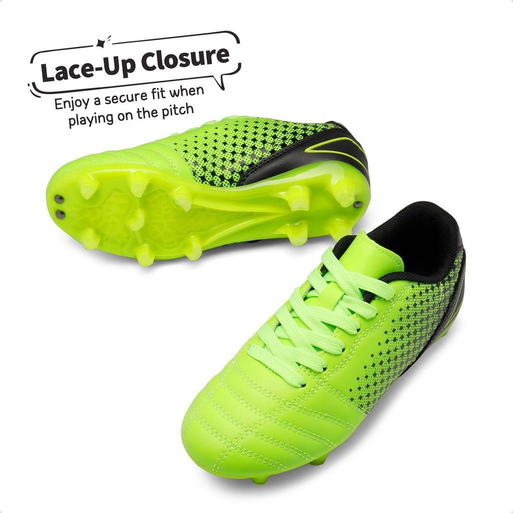 DREAM PAIRS Boys Girls Outdoor Football Shoes Soccer Cleats - craques