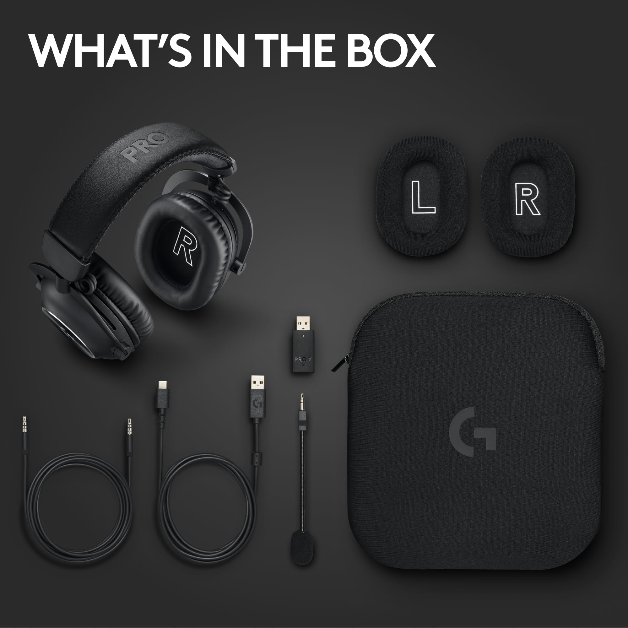 Craques Logitech G PRO X Gaming Headset Wireless USB craques