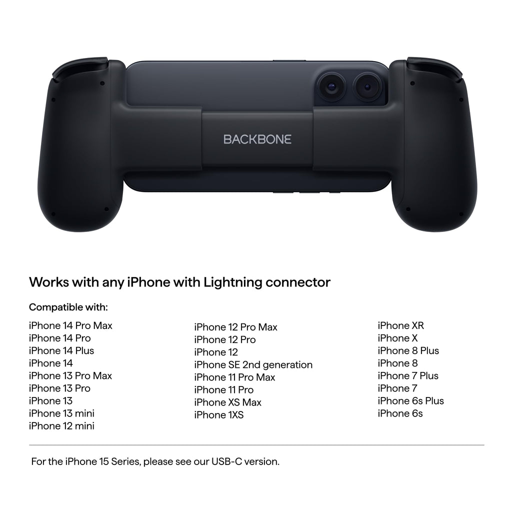 BACKBONE One Mobile Gaming Controller for Android and iPhone 15/16 Series (USB-C) - craques