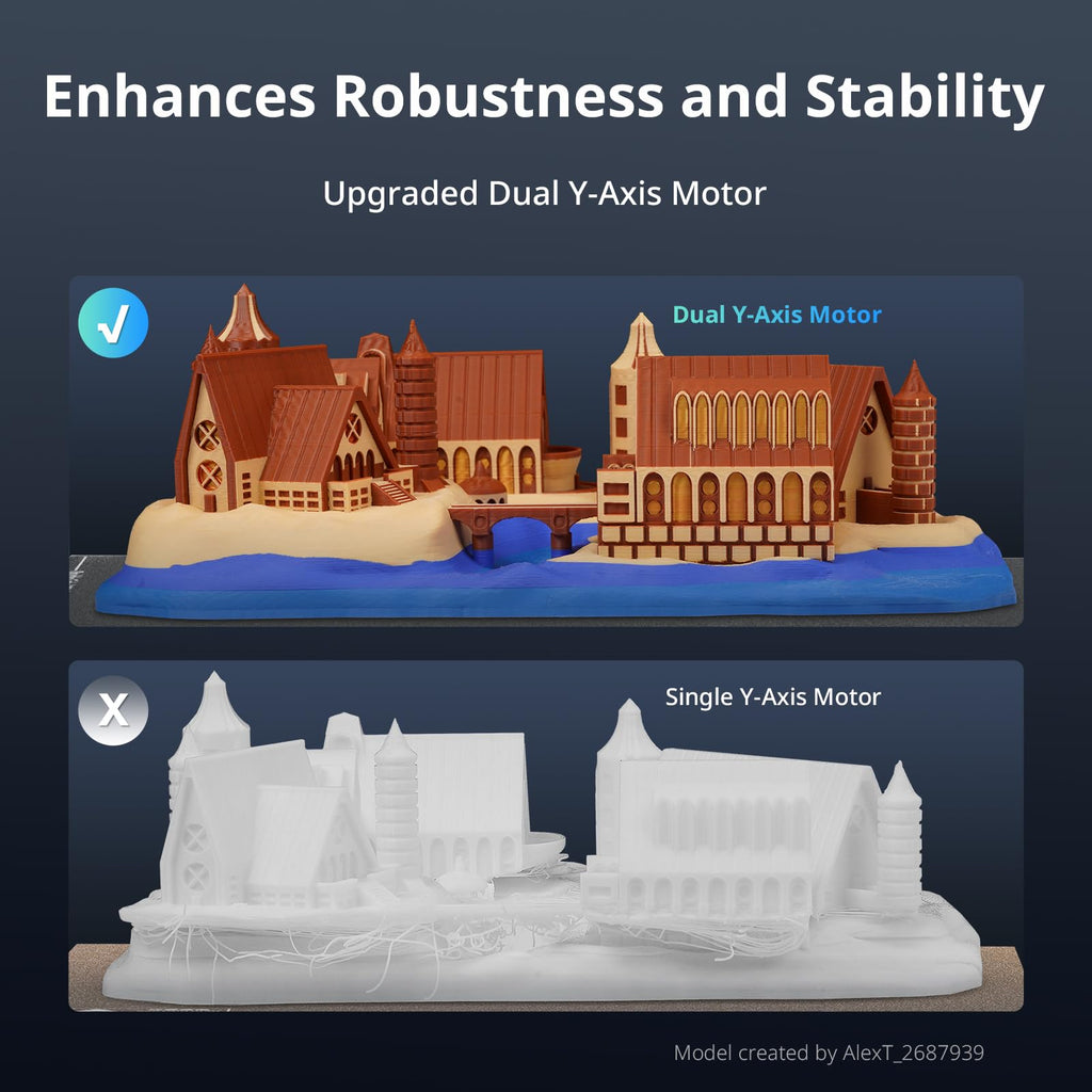 Craques Anycubic Kobra S1 3D Printer with Auto-Leveling craques