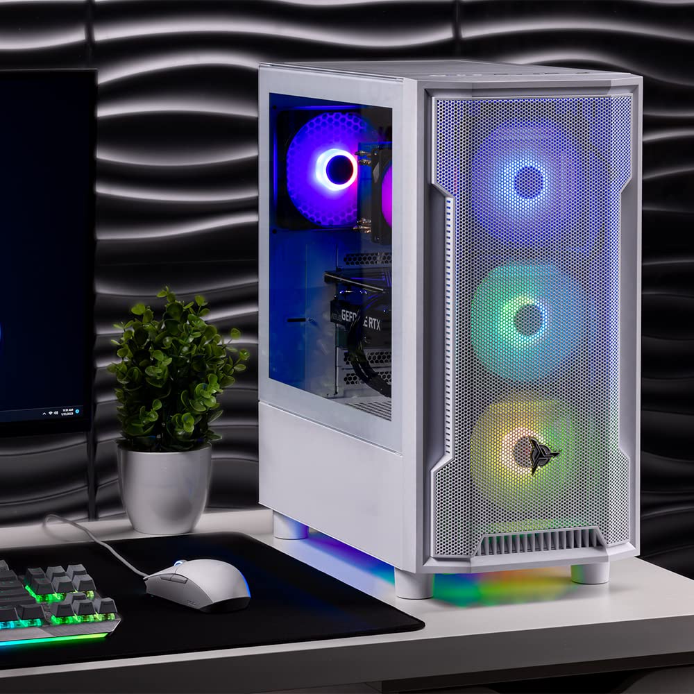 Skytech Gaming Archangel Gaming PC Desktop – AMD Ryzen 5 7600X 4.7 GHz, NVIDIA RTX 4060 Ti