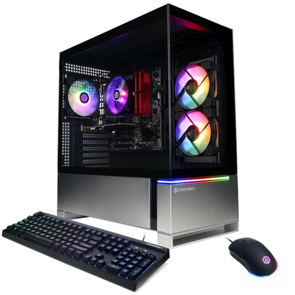 CYBERPOWERPC Gamer Master Gaming PC, AMD Ryzen 7 8700F 4.1GHz, GeForce RTX 4060 Ti 8GB