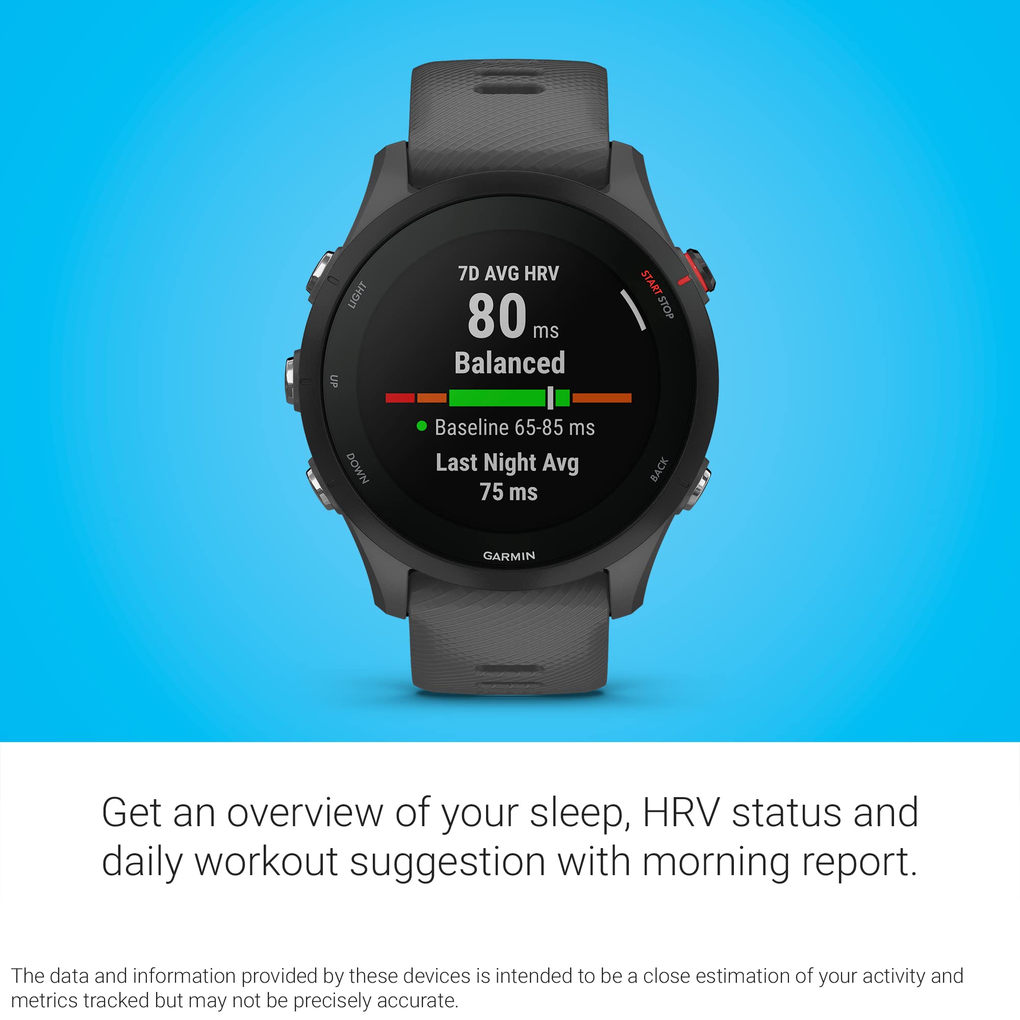 Garmin Forerunner 255 Smartwatch with Advanced Fitness Tracking