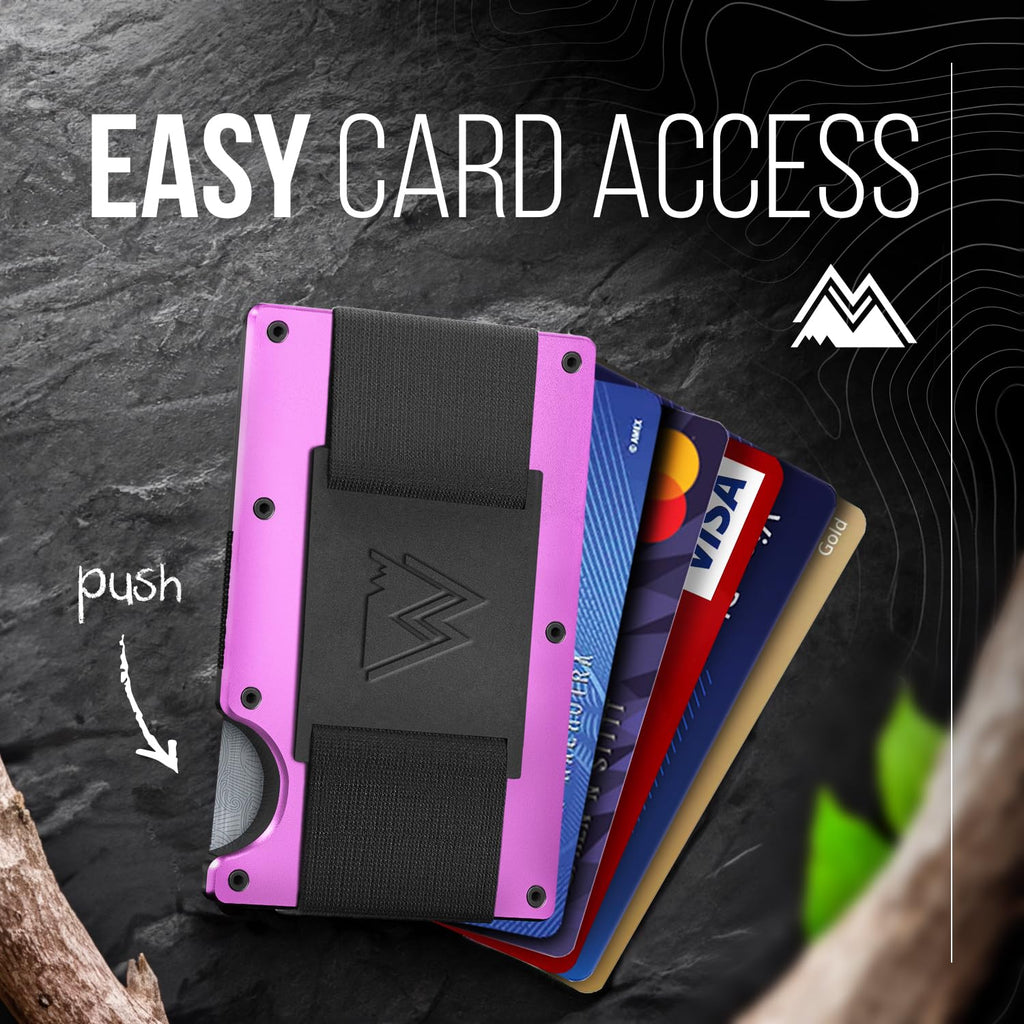 Craques RFID Blocking Minimalist Wallet with Wood Pattern craques