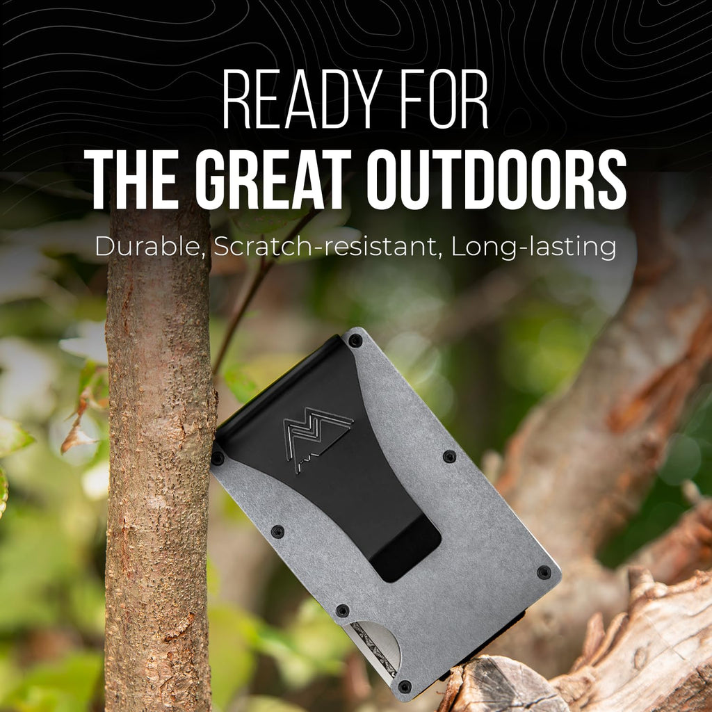 Craques RFID Blocking Minimalist Wallet with Wood Pattern craques